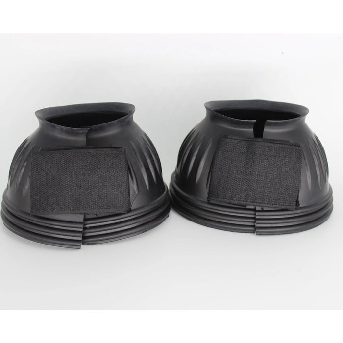 TuffRider Komplett Protkt Bell Boots Ribbed and Ringer with Hook and Loop Tape - Breeches.com