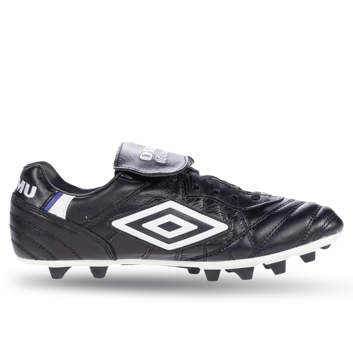 Umbro Speciali Pro 24 Firm Ground Soccer Cleats (Black/White/Royal) | SoccerWearhouse