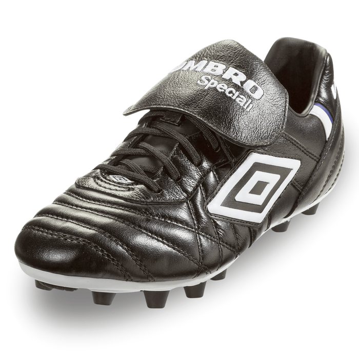 Umbro Speciali Pro 24 Firm Ground Soccer Cleats (Black/White/Royal) | SoccerWearhouse