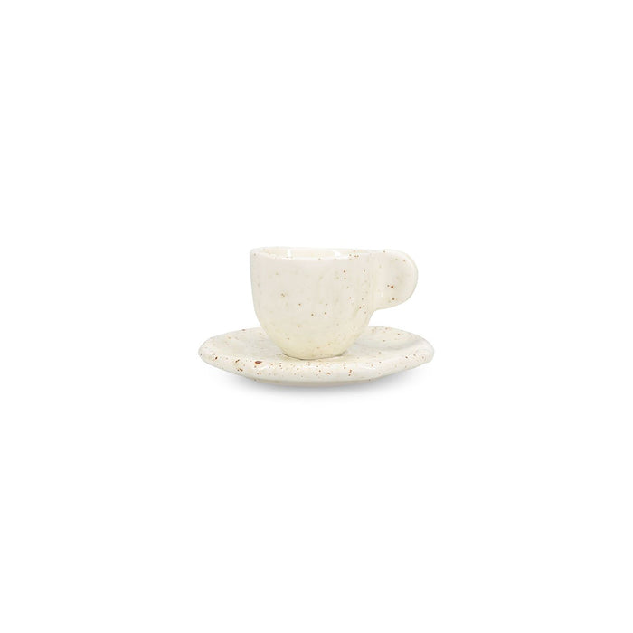 F2D Vita beige Mokkaset 2 delig | 1 persoons