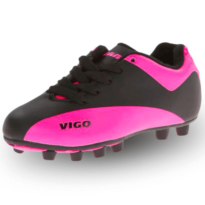 Vizari Jr. Vigo Cleats (Pink/Black) | SoccerWearhouse