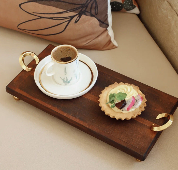 AKAYEV WOOD 30 X 15CM RING DIENBLAD